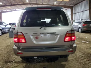 1999 Toyota Land Cruiser with VIN JT3HT05J2X0049288, listed as a Copart auction lot 42304455 with 255,285 mi miles and Salvage Title. Bid and sale history available at carsss.com. Image 6.