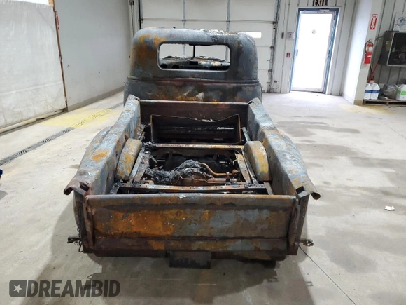 1949 GMC Sonoma with VIN FC10116722, listed as a Copart auction lot 52110655 with Not Provided miles and Salvage Title. Bid and sale history available at DreamBid. Image 6.