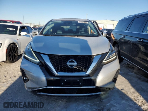 2023 Nissan Murano SL с VIN 5N1AZ2CS5PC126359, выставлен на аукционе Copart как лот 89097955 с пробегом 19 219 миль миль и Списание • Salvage title. История ставок и продаж доступна на DreamBid. Изображение 5.