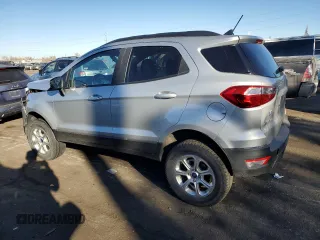 2020 Ford EcoSport SE with VIN MAJ6S3GL8LC362107, listed as a Copart auction lot 83785974 with 38,970 mi miles and Salvage Title. Bid and sale history available at carsss.com. Image 2.