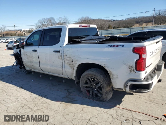 2023 Chevrolet Silverado 1500 RST with VIN 1GCUDEE84PZ133965, listed as a Copart auction lot 42206615 with 33,541 mi miles and Salvage Title. Bid and sale history available at DreamBid. Image 2.