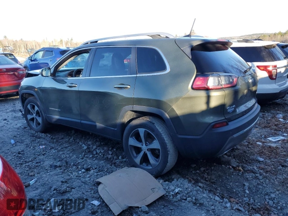 2019 Jeep Cherokee Limited with VIN 1C4PJMDX5KD378000, listed as a Copart auction lot 82141464 with 48,035 mi miles and Salvage Title. Bid and sale history available at DreamBid. Image 2.