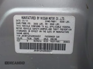 2012 Infiniti M z VIN JN1BY1AP4CM330257, wystawiony jako IAAI lot #42341877 z przebiegiem 119 023 mil mil oraz . Historia ofert i sprzedaży dostępna na DreamBid. Obrazek 9.