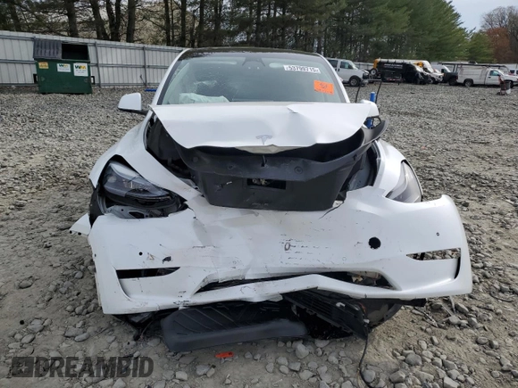 2022 Tesla Model Y Performance with VIN 7SAYGDEF9NF564566, listed as a Copart auction lot 53799715 with 38,963 mi miles and Salvage title. Bid and sale history available at DreamBid. Image 5.