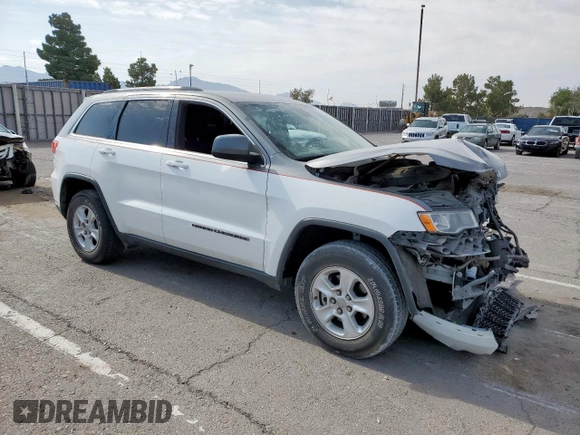 2017 Jeep Grand Cherokee Laredo with VIN 1C4RJEAG6HC614543, listed as a Copart auction lot 55804605 with 89,730 mi miles and Salvage title. Bid and sale history available at DreamBid. Image 4.