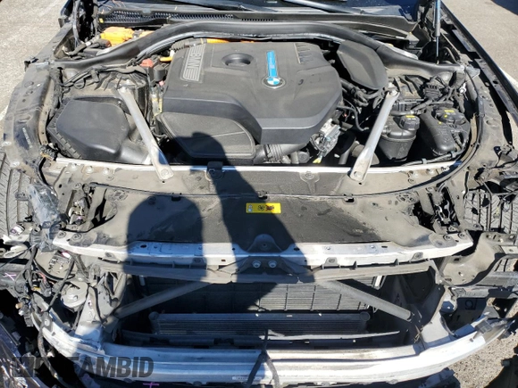 2020 BMW 5 Series 530e with VIN WBAJA9C00LCD60874, listed as a Copart auction lot 87960825 with 91,036 mi miles and Salvage Title. Bid and sale history available at DreamBid. Image 11.