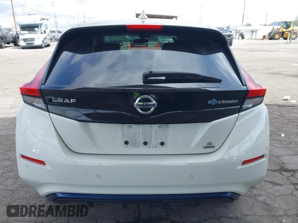 2022 Nissan LEAF S Plus with VIN 1N4BZ1BV9NC551228, listed as a IAAI auction lot 41936398 with 50,168 mi miles and . Bid and sale history available at DreamBid. Image 16.