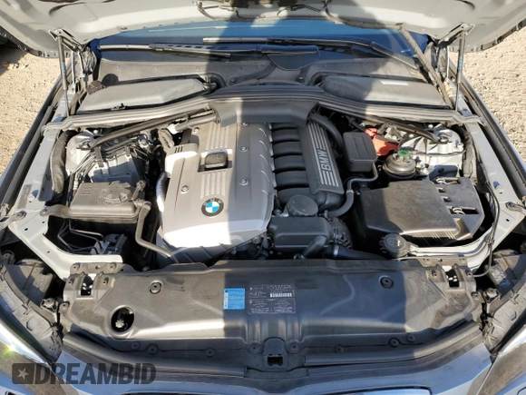 2007 BMW 5 Series 525i with VIN WBANE53567CY06863, listed as a Copart auction lot 46876865 with 34,017 mi miles and Salvage Title. Bid and sale history available at carsss.com. Image 11.