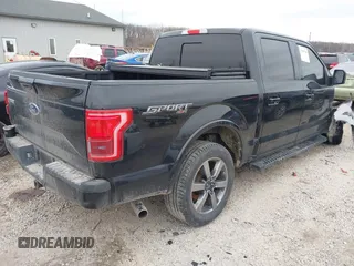 2017 Ford F-150 XL with VIN 1FTEW1EF3HFC22399, listed as a IAAI auction lot 41509258 with 77,948 mi miles. Bid and sale history available at carsss.com. Image 4.