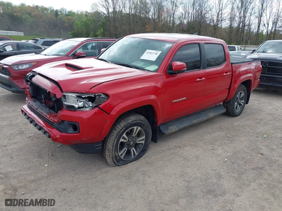 2017 Toyota Tacoma SR5 with VIN 3TMCZ5AN6HM052025, listed as a IAAI auction lot 41952748 with 140,016 mi miles. Bid and sale history available at carsss.com. Image 17.