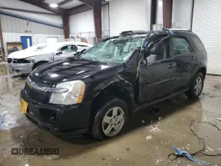 2007 Chevrolet Equinox LS with VIN 2CNDL23F576064570, listed as a Copart auction lot 72249434 with 110,757 mi miles and Salvage Title. Bid and sale history available at carsss.com. Image 1.
