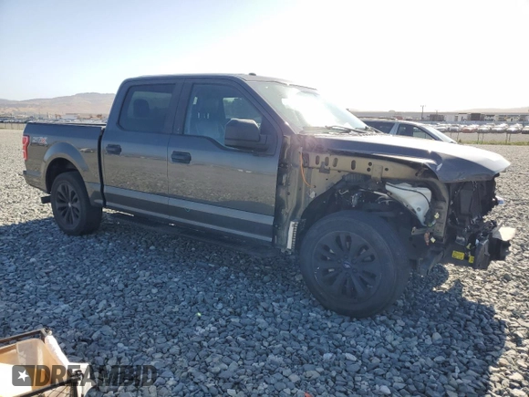 2018 Ford F-150 XL with VIN 1FTEW1CPXJKC26636, listed as a Copart auction lot 61426755 with 47,137 mi miles and Salvage title. Bid and sale history available at DreamBid. Image 4.