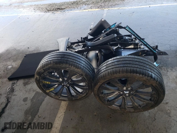 2023 Tesla Model X with VIN 7SAXCDE55PF410146, listed as a Copart auction lot 48818085 with 26,494 mi miles and Salvage Title. Bid and sale history available at DreamBid. Image 12.