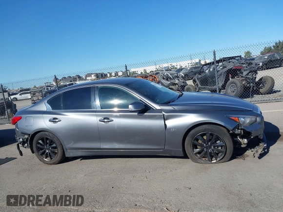 2017 Infiniti Q50 Premium with VIN JN1EV7AP3HM742461, listed as a IAAI auction lot 41307826 with 82,486 mi miles and . Bid and sale history available at DreamBid. Image 13.