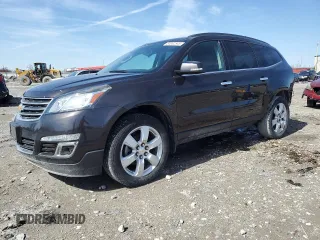 2017 Chevrolet Traverse LT with VIN 1GNKRGKD5HJ185795, listed as a Copart auction lot 50082545 with 96,981 mi miles and Salvage Title. Bid and sale history available at DreamBid. Image 1.