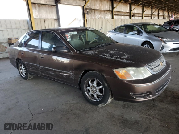 2000 Toyota Avalon XL z VIN 4T1BF28B3YU045264, wystawiony jako Copart lot #57519185 z przebiegiem 157 113 mil mil oraz Szkoda całkowita • Salvage title. Historia ofert i sprzedaży dostępna na DreamBid. Obrazek 4.