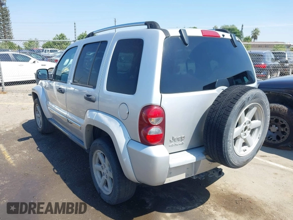 2005 Jeep Liberty Limited with VIN 1J4GL58K55W727495, listed as a IAAI auction lot 42137506 with 185,103 mi miles and . Bid and sale history available at carsss.com. Image 3.