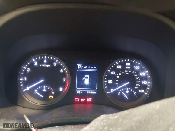 2018 Hyundai Tucson SEL with VIN KM8J3CA40JU752267, listed as a IAAI auction lot 41905074 with 87,481 mi miles. Bid and sale history available at carsss.com. Image 7.