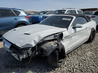2018 Ford Mustang EcoBoost Premium with VIN 1FATP8UH2J5132629, listed as a Copart auction lot 52196035 with 80,029 mi miles and Salvage title. Bid and sale history available at DreamBid. Image 1.