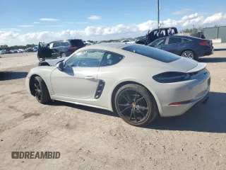 2024 Porsche 718 Cayman z VIN WP0AA2A82RK255106, wystawiony jako Copart lot #46917485 z przebiegiem 13 662 mil mil oraz Szkoda całkowita • Salvage title. Historia ofert i sprzedaży dostępna na DreamBid. Obrazek 2.