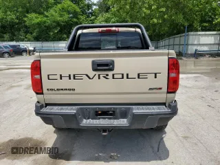 2021 Chevrolet Colorado 4WD ZR2 z VIN 1GCGTEEN5M1165629, wystawiony jako Copart lot #66216665 z przebiegiem 65 579 mil mil oraz Szkoda całkowita • Salvage title. Historia ofert i sprzedaży dostępna na DreamBid. Obrazek 6.