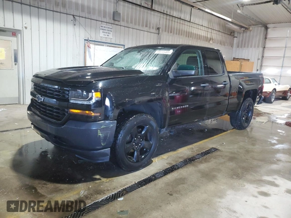 2016 Chevrolet Silverado 1500 LS with VIN 1GCVKNEC2GZ285015, listed as a Copart auction lot 88515405 with 91,996 mi miles and Salvage Title. Bid and sale history available at carsss.com. Image 1.