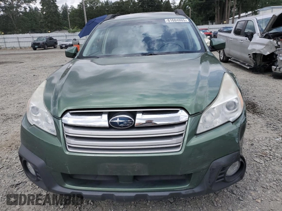 2013 Subaru Outback Premium with VIN 4S4BRBGC4D3225158, listed as a Copart auction lot 61684865 with 106,116 mi miles and Salvage title. Bid and sale history available at DreamBid. Image 5.