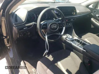 2020 Hyundai Sonata Hybrid Blue with VIN KMHL24JJ2LA011582, listed as a Copart auction lot 68373164 with 46,629 mi miles and Salvage Title. Bid and sale history available at carsss.com. Image 8.