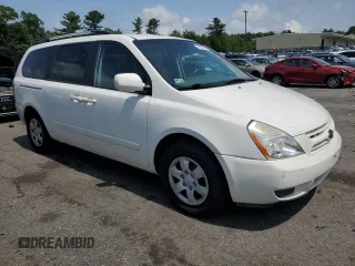 2010 Kia Sedona LX with VIN KNDMG4C39A6344077, listed as a Copart auction lot 64367004 with 201,150 mi miles and Salvage Title. Bid and sale history available at carsss.com. Image 4.
