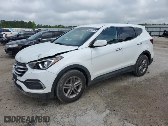 2018 Hyundai Santa Fe 2.4L with VIN 5NMZT3LB6JH078152, listed as a Copart auction lot 54418675 with 121,455 mi miles and Salvage title. Bid and sale history available at DreamBid. Image 1.