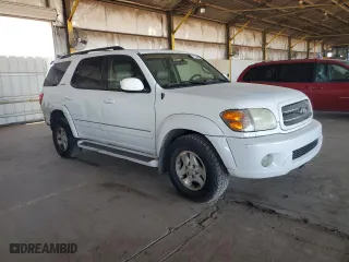 2002 Toyota Sequoia Limited with VIN 5TDZT38A72S107608, listed as a Copart auction lot 71520604 with 161,535 mi miles and Salvage Title. Bid and sale history available at carsss.com. Image 4.
