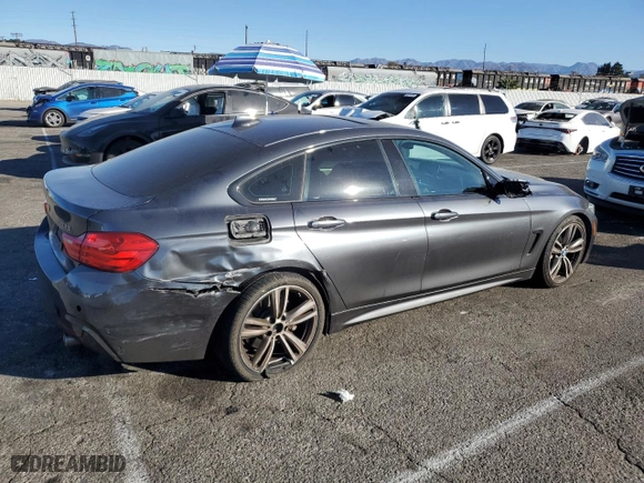 2015 BMW 4 Series 435i with VIN WBA4B1C57FG241429, listed as a Copart auction lot 88274865 with 145,970 mi miles and Salvage Title. Bid and sale history available at carsss.com. Image 3.
