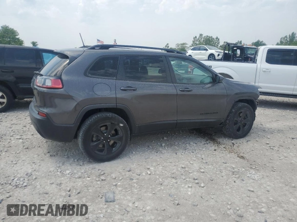 2020 Jeep Cherokee Altitude z VIN 1C4PJMLX1LD500337, wystawiony jako Copart lot #59672395 z przebiegiem 168 344 mil mil oraz Szkoda całkowita • Salvage title. Historia ofert i sprzedaży dostępna na DreamBid. Obrazek 3.