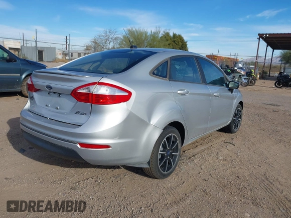 2019 Ford Fiesta SE with VIN 3FADP4BJ7KM125030, listed as a IAAI auction lot 41811238 with 52,279 mi miles. Bid and sale history available at carsss.com. Image 4.