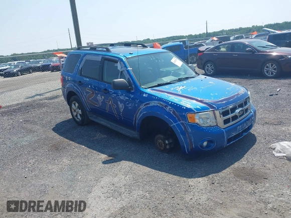 2011 Ford Escape XLT with VIN 1FMCU9D70BKA12908, listed as a IAAI auction lot 42425419 with 286,179 mi miles and . Bid and sale history available at DreamBid. Image 1.