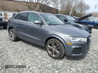 2016 Audi Q3 Premium Plus with VIN WA1EFCFS3GR003165, listed as a Copart auction lot 51304395 with 105,127 mi miles and Salvage Title. Bid and sale history available at carsss.com. Image 4.