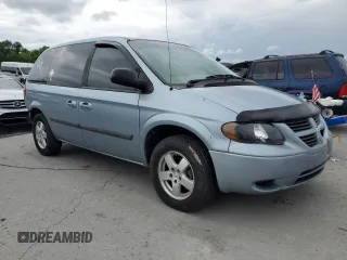 2006 Dodge Caravan SXT with VIN 1D4GP45R26B583390, listed as a Copart auction lot 54442955 with 328,965 mi miles and Salvage title. Bid and sale history available at DreamBid. Image 4.