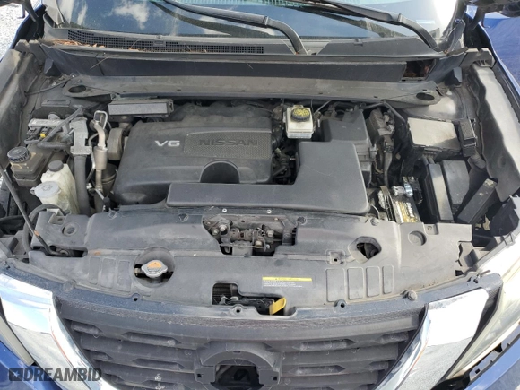 2017 Nissan Pathfinder SV with VIN 5N1DR2MN1HC652995, listed as a Copart auction lot 46004315 with 202,644 mi miles and Clean Title. Bid and sale history available at carsss.com. Image 12.