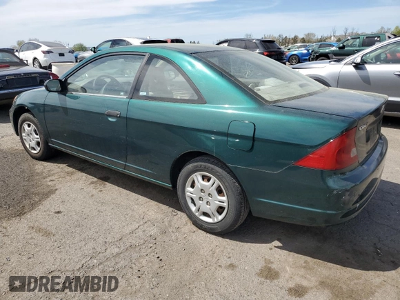 2001 Honda Civic with VIN 1HGEM21211L034052, listed as a Copart auction lot 54021185 with 175,093 mi miles and Clean title. Bid and sale history available at DreamBid. Image 2.