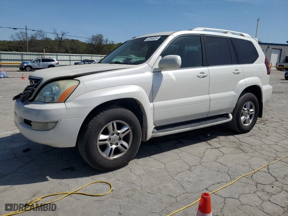 2006 Lexus GX 470 with VIN JTJBT20X760098023, listed as a Copart auction lot 52384925 with 253,298 mi miles and Salvage Title. Bid and sale history available at carsss.com. Image 1.