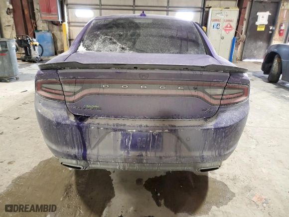 2018 Dodge Charger R/T with VIN 2C3CDXCT7JH290450, listed as a Copart auction lot 42595105 with 0 mi miles and Salvage Title. Bid and sale history available at carsss.com. Image 6.