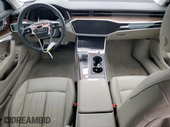 2019 Audi A6 Premium Plus with VIN WAUL2AF21KN065741, listed as a Copart auction lot 45146175 with 27,726 mi miles and Salvage Title. Bid and sale history available at carsss.com. Image 8.