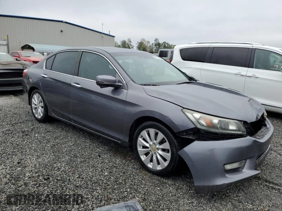 2013 Honda Accord EX-L with VIN 1HGCR2F80DA095690, listed as a Copart auction lot 51609605 with 225,954 mi miles and Salvage Title. Bid and sale history available at DreamBid. Image 4.