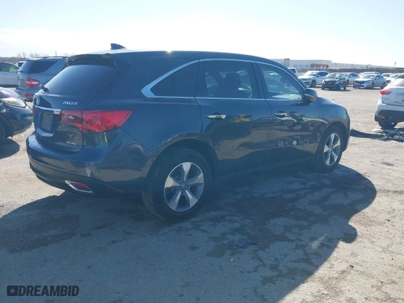 2016 Acura MDX with VIN 5FRYD4H24GB021643, listed as a IAAI auction lot 41704780 with 87,954 mi miles. Bid and sale history available at carsss.com. Image 4.
