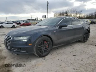 2016 Audi A7 3.0 Prestige with VIN WAU2GAFCXGN153877, listed as a Copart auction lot 46940745 with 128,094 mi miles and Salvage Title. Bid and sale history available at carsss.com. Image 1.
