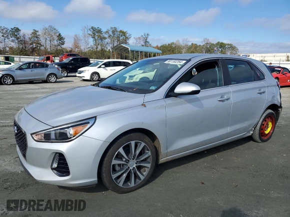 2018 Hyundai Elantra GT GL with VIN KMHH35LE6JU026557, listed as a Copart auction lot 80150284 with 50,295 mi miles and Salvage Title. Bid and sale history available at carsss.com. Image 1.