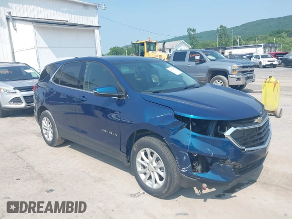 2019 Chevrolet Equinox LT z VIN 2GNAXUEV6K6298440, wystawiony jako IAAI lot #42371287 z przebiegiem 47 041 mil mil oraz . Historia ofert i sprzedaży dostępna na DreamBid. Obrazek 1.