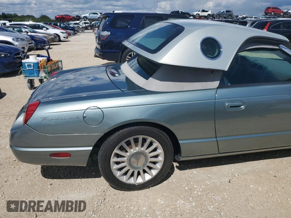 2004 Ford Thunderbird Pacific Coast Roadster with VIN 1FAHP63A04Y108766, listed as a Copart auction lot 74766964 with 30,107 mi miles and Salvage Title. Bid and sale history available at DreamBid. Image 10.