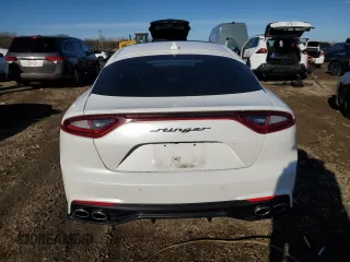 2018 Kia Stinger Premium with VIN KNAE25LA4J6015565, listed as a Copart auction lot 82378014 with 48,281 mi miles and Salvage Title. Bid and sale history available at DreamBid. Image 6.