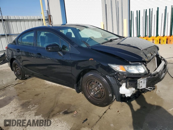 2015 Honda Civic Sedan LX with VIN 19XFB2F51FE057956, listed as a Copart auction lot 49151465 with 215,728 mi miles and Salvage Title. Bid and sale history available at carsss.com. Image 4.